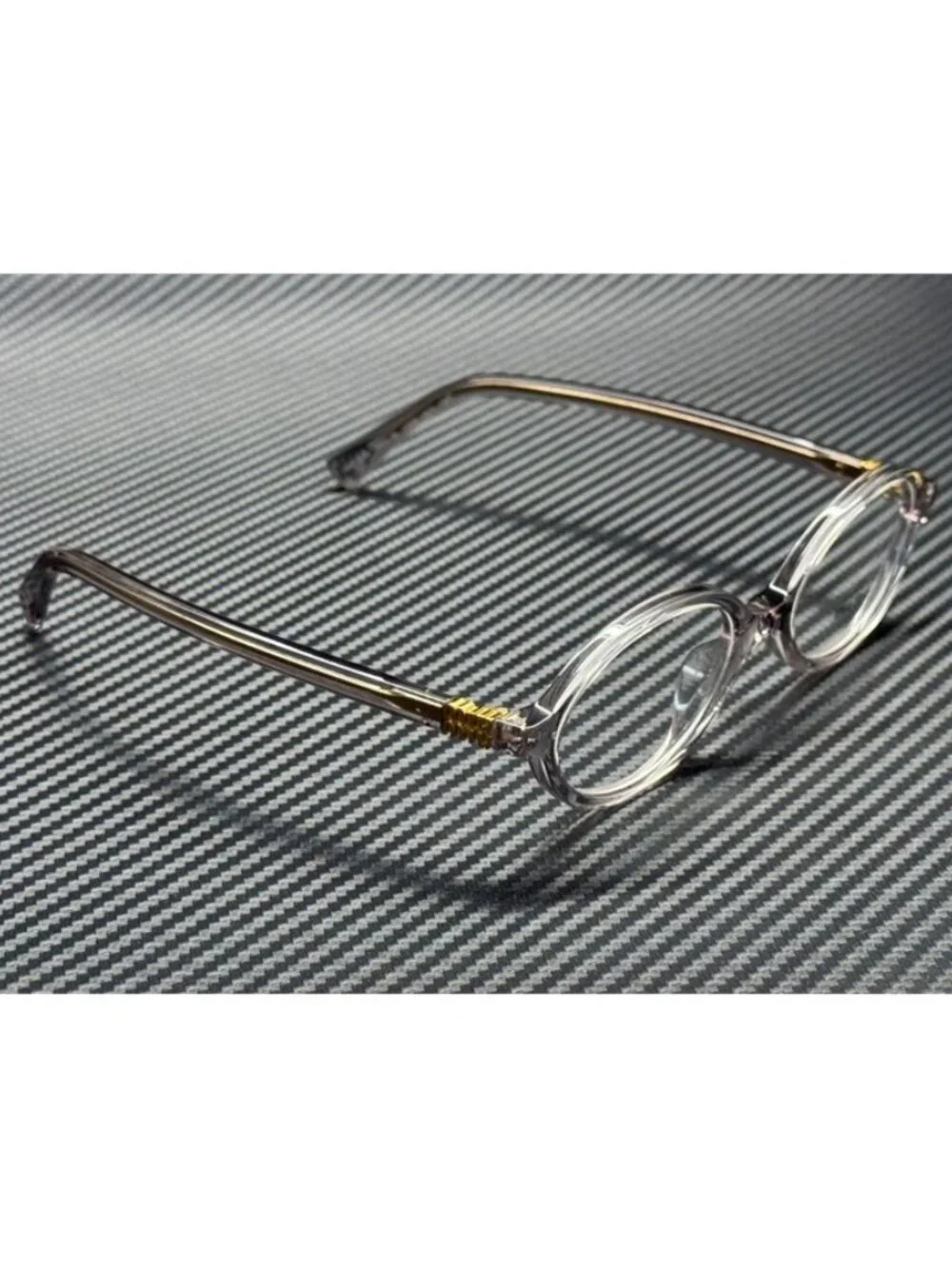 New Miu Miu Women Mauve Transparent Eyeglasses 50-18-140